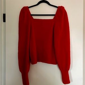 Red women’s sweater